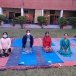 Yoga Activities under Fit India Movement in GMSSS 40 B 1