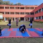 Yoga Activities under Fit India Movement in GMSSS 40 B 8