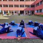 Yoga Activities under Fit India Movement in GMSSS 40 B 9